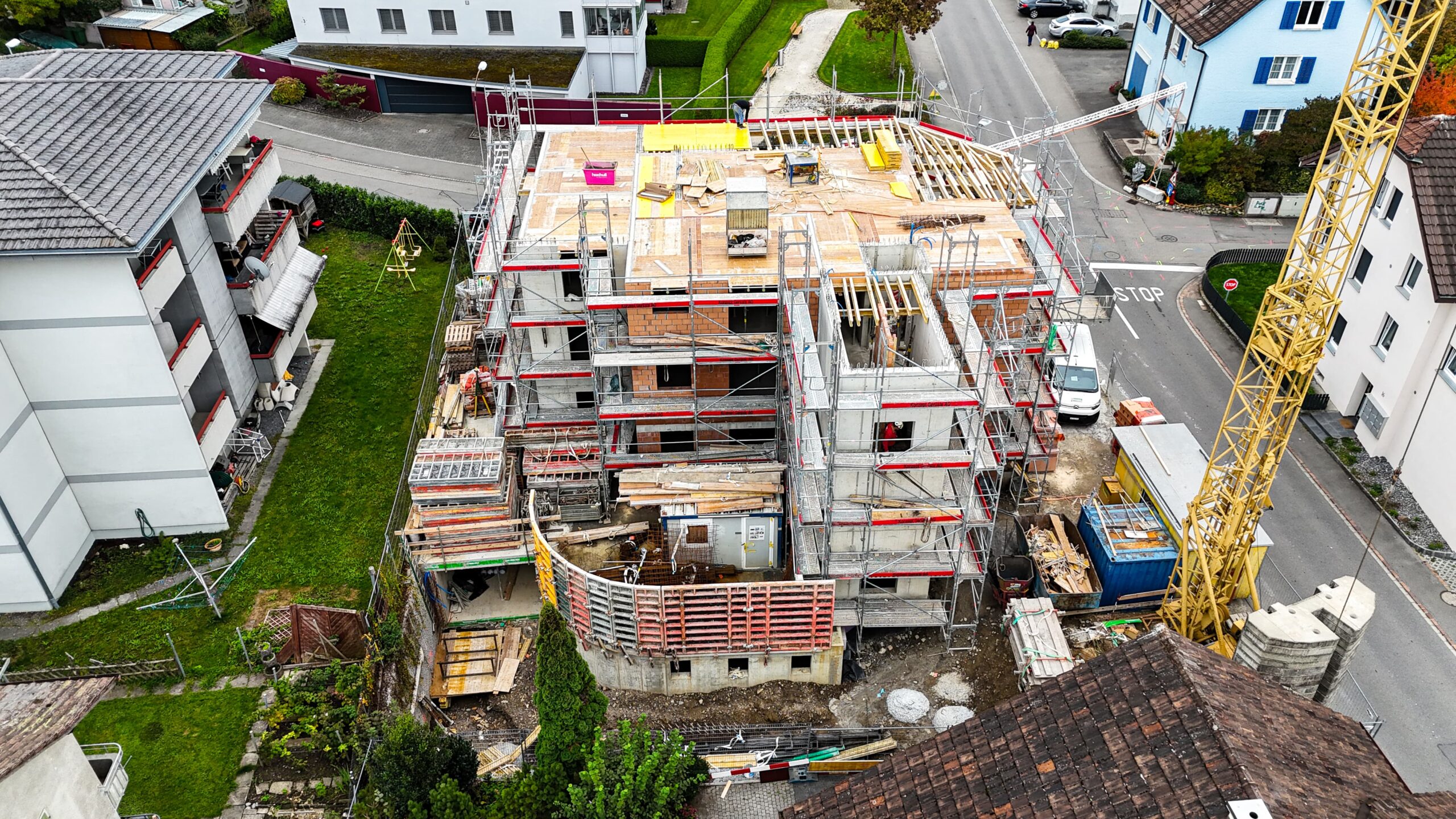 Foto des Mehrfamilienhauses in Gigerstrasse 8, 5734 Reinach, Aussenansicht von vorne