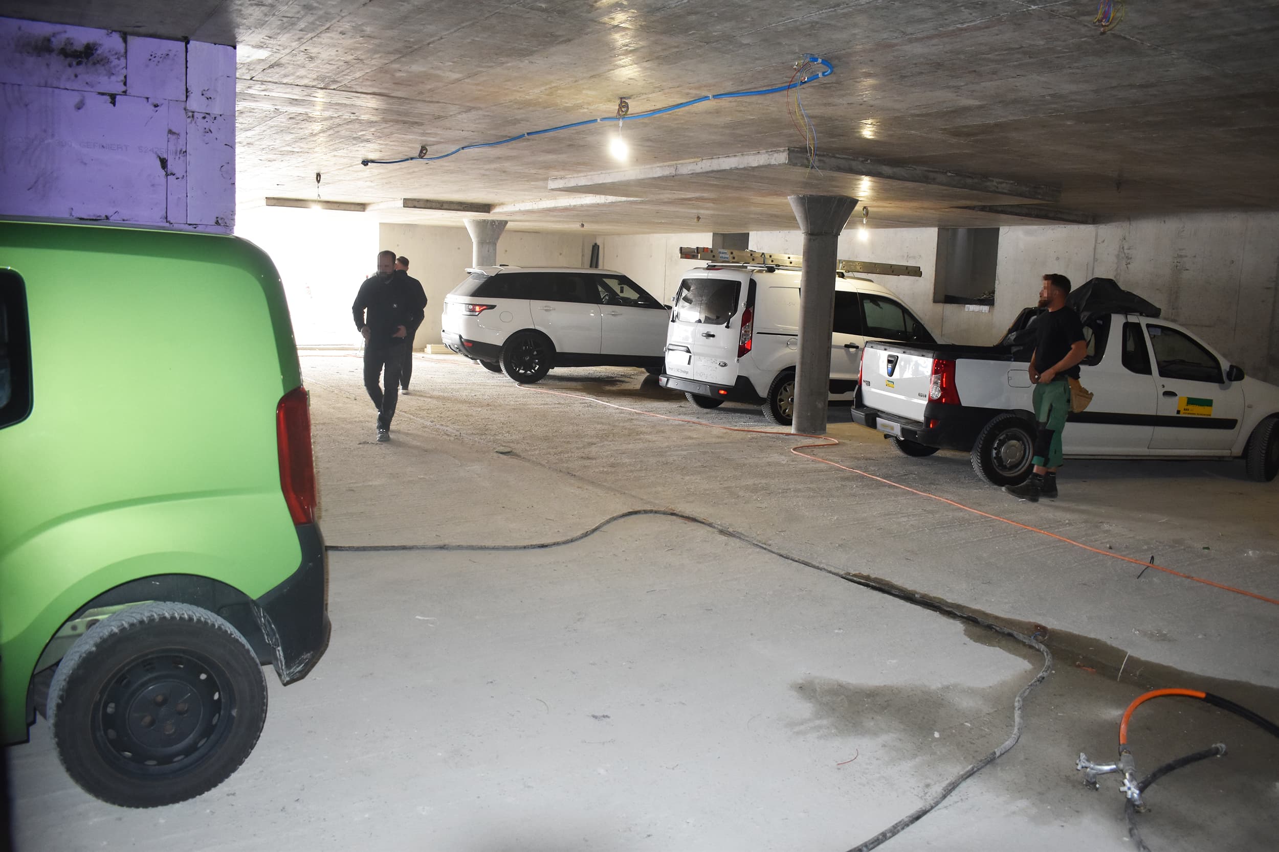 Foto der Garage des Mehrfamilienhauses in Winkelstrasse 26, 5734 Reinach