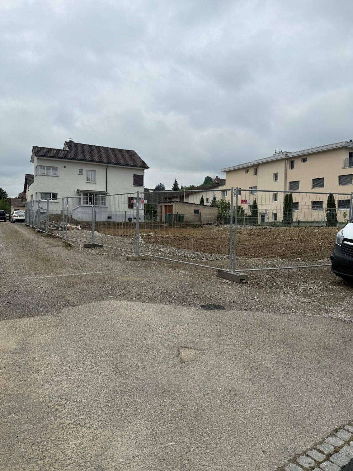 Aktueller Baufortschritt MFH in Herkulesstrasse in AG
